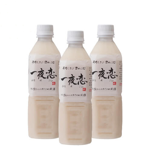 甘酒「一夜恋」500ml 3本ギフトセット
