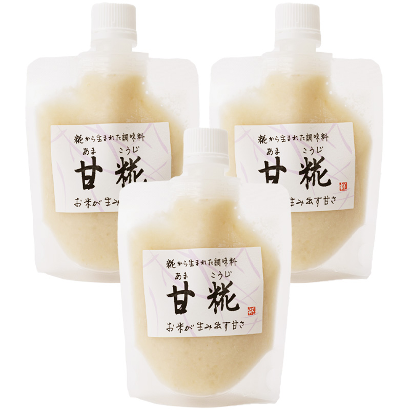 甘糀150g3個 糀屋本店 糀・麹 塩糀 甘酒・甘糀 糀の調味料販売・通販